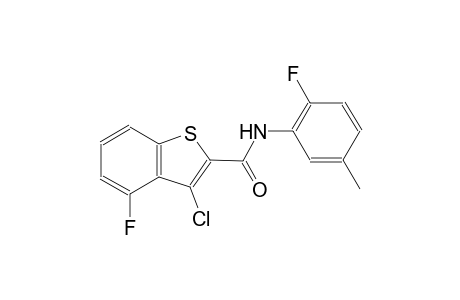3-chloro-4-fluoro-N-(2-fluoro-5-methylphenyl)-1-benzothiophene-2-carboxamide