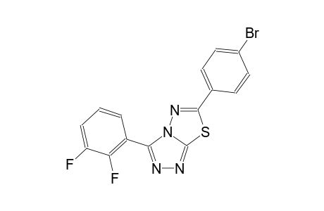 [1,2,4]triazolo[3,4-b][1,3,4]thiadiazole, 6-(4-bromophenyl)-3-(2,3-difluorophenyl)-