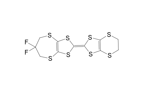 2,3-(ethylenedithio)-5,7-(6,6-difluoropropylenedithio)tetrathiafulvene