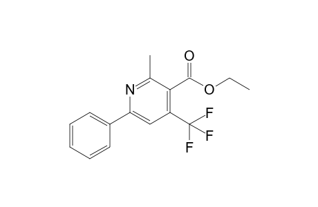 2-Methyl-6-phenyl-4-(trifluoromethyl)-3-pyridinecarboxylic acid ethyl ester