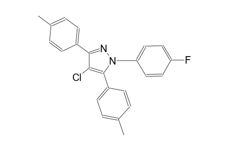 4-chloro-1-(4-fluorophenyl)-3,5-bis(4-methylphenyl)-1H-pyrazole