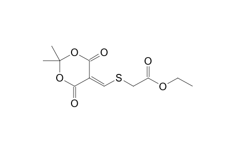 2-[(2,2-dimethyl-4,6-dioxo-1,3-dioxan-5-ylidene)methylthio]acetic acid ethyl ester