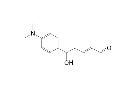 5-(Hydroxy)-5-(4-dimethylaminophenyl)pent-2-en-1-al