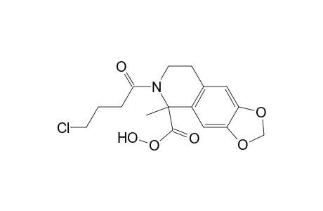 Methyl 1-hydroxy-2-(4-chlorobutyryl)-6,7-(methylenedioxy)-1,2,3,4-tetrahydroisoquinoline-1-carboxylate