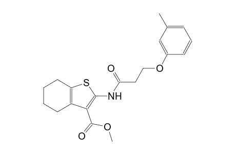 methyl 2-{[3-(3-methylphenoxy)propanoyl]amino}-4,5,6,7-tetrahydro-1-benzothiophene-3-carboxylate