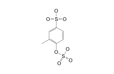 4-HYDROXY-m-TOLUENESULFONIC ACID, HYDROGEN SULFATE (ESTER)