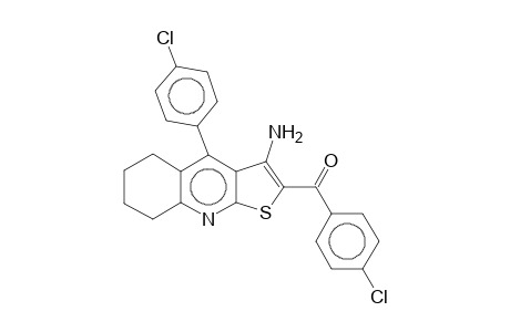 3-Amino-2-(4-chlorobenzoyl)-4-(4-chlorophenyl)-5,6,7,8-tetrahydrothieno[2,3-b]quinoline