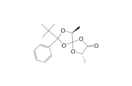 2-tert-Butyl-4,8-dimethyl-2-phenyl-1,3,6,9-tetraoxaspiro[4.4.]nonan-7-one