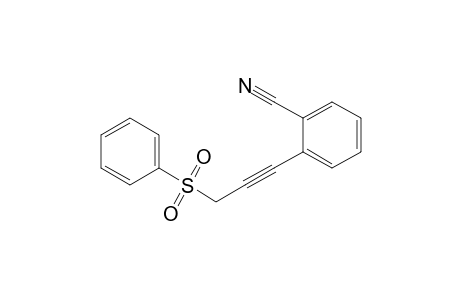 2-(3-besylprop-1-ynyl)benzonitrile