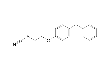 2-(4-Benzylphenoxy)ethyl thiocyanate