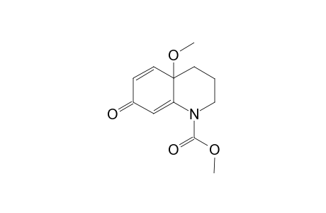 Methyl 4a-methoxy-7-oxo-3,4,4a,7-tetrahydro-2H-quinoline-1-carboxylate