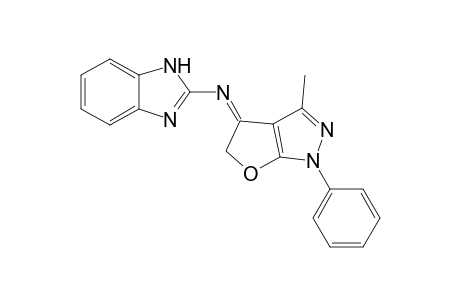 N-[(4Z)-3-Methyl-1-phenyl-1H-furo[2,3-c]pyrazol-4(5H)-ylidene]-1H-benzimidazol-2-amine