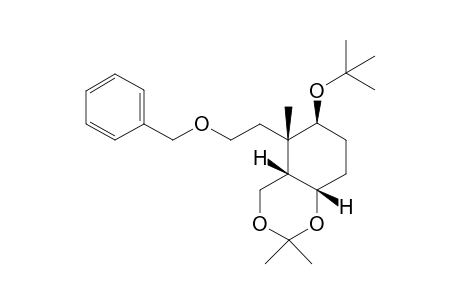 (4aS,5S,6S,8aS)-5-(2-Benzyloxy-ethyl)-6-tert-butoxy-2,2,5-trimethyl-hexahydro-benzo[1,3]dioxine