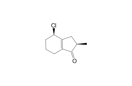 (2R,4R)-4-chloranyl-2-methyl-2,3,4,5,6,7-hexahydroinden-1-one