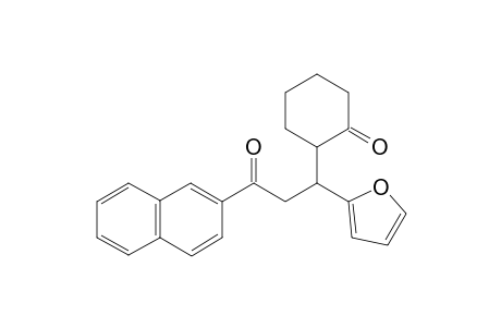 2-(1-(Furan-2-yl)-3-(naphthalen-2-yl)-3-oxopropyl)cyclohexan-1-one