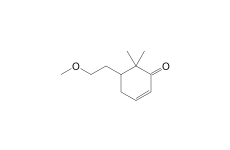 5-(2-METHOXYETHYL)-6,6-DIMETHYLCYCLOHEX-2-ENONE
