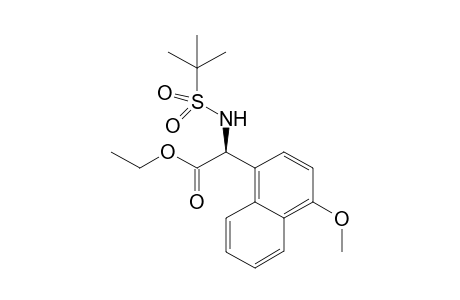 (S)-Ethyl-2-(1,1-dimethylethylsulfonamido)-2-(4-methoxynaphthalen-1-yl)acetate