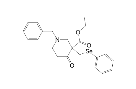 Ethyl 1-Benzyl-4-oxo-3-phenylselenomethyl-3-piperidinecarboxylate