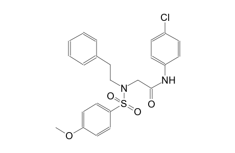 acetamide, N-(4-chlorophenyl)-2-[[(4-methoxyphenyl)sulfonyl](2-phenylethyl)amino]-