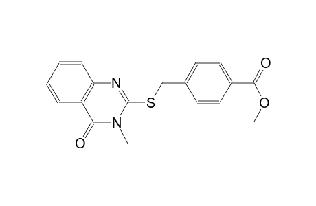 methyl 4-{[(3-methyl-4-oxo-3,4-dihydro-2-quinazolinyl)sulfanyl]methyl}benzoate