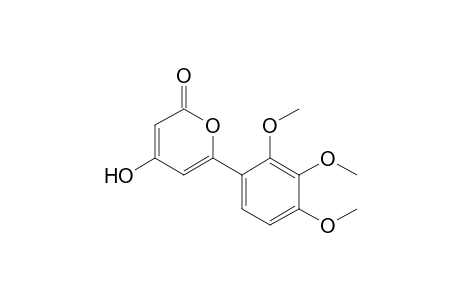 4-Hydroxy-6-(2,3,4-trimethoxyphenyl)-2-pyranone