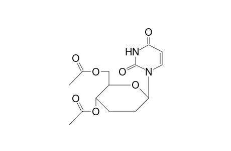 Acetic acid, 2-acetoxymethyl-6-(2,4-dioxo-3,4-dihydro-2H-pyrimidin-1-yl)-tetrahydropyran-3-yl ester