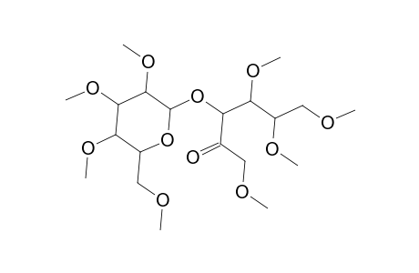1,4,5,6-Tetra-O-methyl-3-O-(2,3,4,6-tetra-O-methylhexopyranosyl)hex-2-ulose