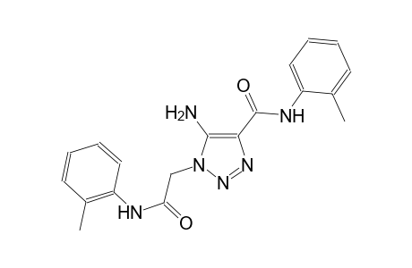 5-amino-N-(2-methylphenyl)-1-[2-oxo-2-(2-toluidino)ethyl]-1H-1,2,3-triazole-4-carboxamide