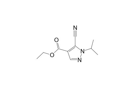 5-cyano-1-isopropyl-pyrazole-4-carboxylic acid ethyl ester