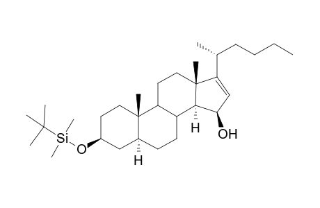 (3S,5S,10S,13S,14S,15R)-3-(tert-Butyl-dimethyl-silanyloxy)-10,13-dimethyl-17-((R)-1-methyl-pentyl)-2,3,4,5,6,7,8,9,10,11,12,13,14,15-tetradecahydro-1H-cyclopenta[a]phenanthren-15-ol