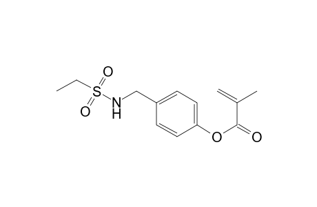 2-Propenoic acid, 2-methyl-, 4-[[(ethylsulfonyl)amino]methyl]phenyl ester