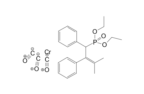 Tricarbonyl{eta6-[1-(diethoxyphosphoryl)-3-methyl-2-phenylprop-2-en-1-yl]benzene}chromium(0)