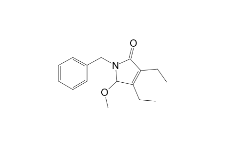 1-Benzyl-3,4-diethyl-5-methoxy-1H-pyrrol-2(5H)-one