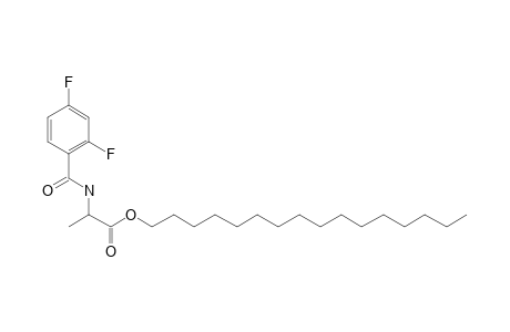 D-Alanine, N-(2,4-difluorobenzoyl)-, hexadecyl ester