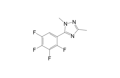 1,3-Dimethyl-5-(2,3,4,5-tetrafluorophenyl)-1,2,4-triazole