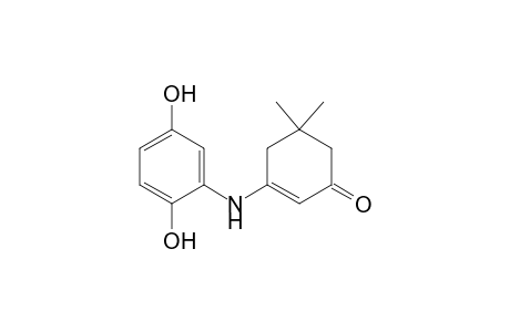 3-[(2,5-dihydroxyphenyl)amino]-5,5-dimethyl-2-cyclohexen-1-one