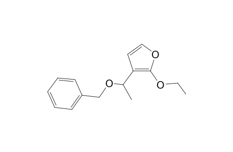 2-Ethoxy-3-(1'-benzyloxyethyl)furan