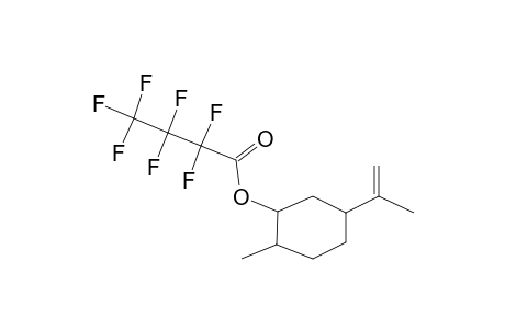 (+)-dihydrocarveol, heptafluorobutyrate