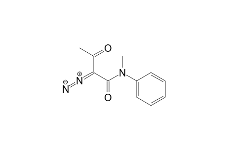 Butanamide, 2-diazo-N-methyl-3-oxo-N-phenyl-