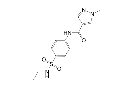N-{4-[(ethylamino)sulfonyl]phenyl}-1-methyl-1H-pyrazole-4-carboxamide
