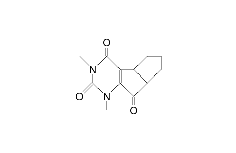 1,4b,5,6,7,7a-Hexahydro-1,3-dimethyl-pentaleno(2,1-D)pyrimidine-2,4,8(3H)-trione