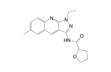 N-(1-ethyl-6-methyl-1H-pyrazolo[3,4-b]quinolin-3-yl)tetrahydro-2-furancarboxamide