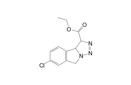 3H-[1,2,3]Triazolo[5,1-a]isoindole-3-carboxylic acid, 6-chloro-3a,8-dihydro-, ethyl ester