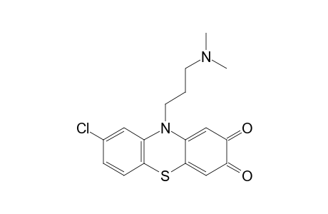 3H-Phenothiazine-2,3(10H)-dione, 8-chloro-10-[3-(dimethylamino)propyl]-