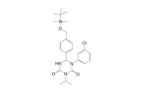 6-(4-tert-Butyldimethylsiloxymethylphenyl)-1-(m-chlorophenyl)-3-isopropyl-5,6-dihydro-1,3,5-triazine-2,4(1H,3H)-dione