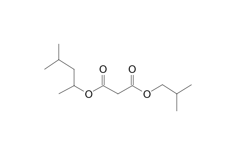 Malonic acid, isobutyl 4-methylpent-2-yl ester