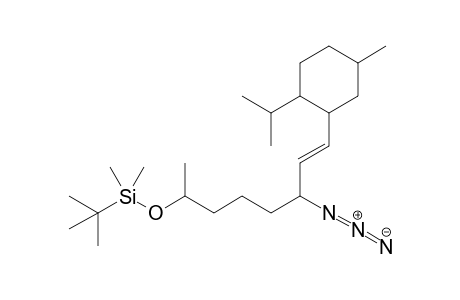 (E)-7-tert-Butyldimethylsilyloxy-1-(2-isopropyl-5-methylcyclohexyl)-3-azidooctene