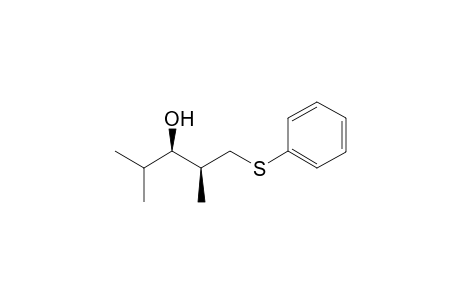 (2S*,3R*)-2,4-Dimethyl-1-phenylthio-3-pentanol
