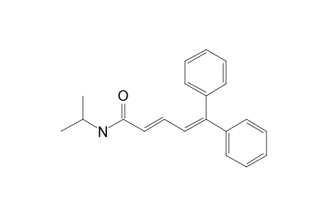 N-Isopropyl-5,5-diphenylpenta-2,4-dienoic acid amide