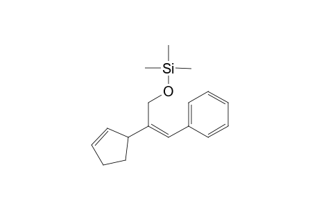 (Z)-(2-(Cyclopent-2-enyl)-3-phenylallyloxy)trimethylsilane